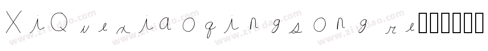 XiQuexiaoqingsong re字体转换